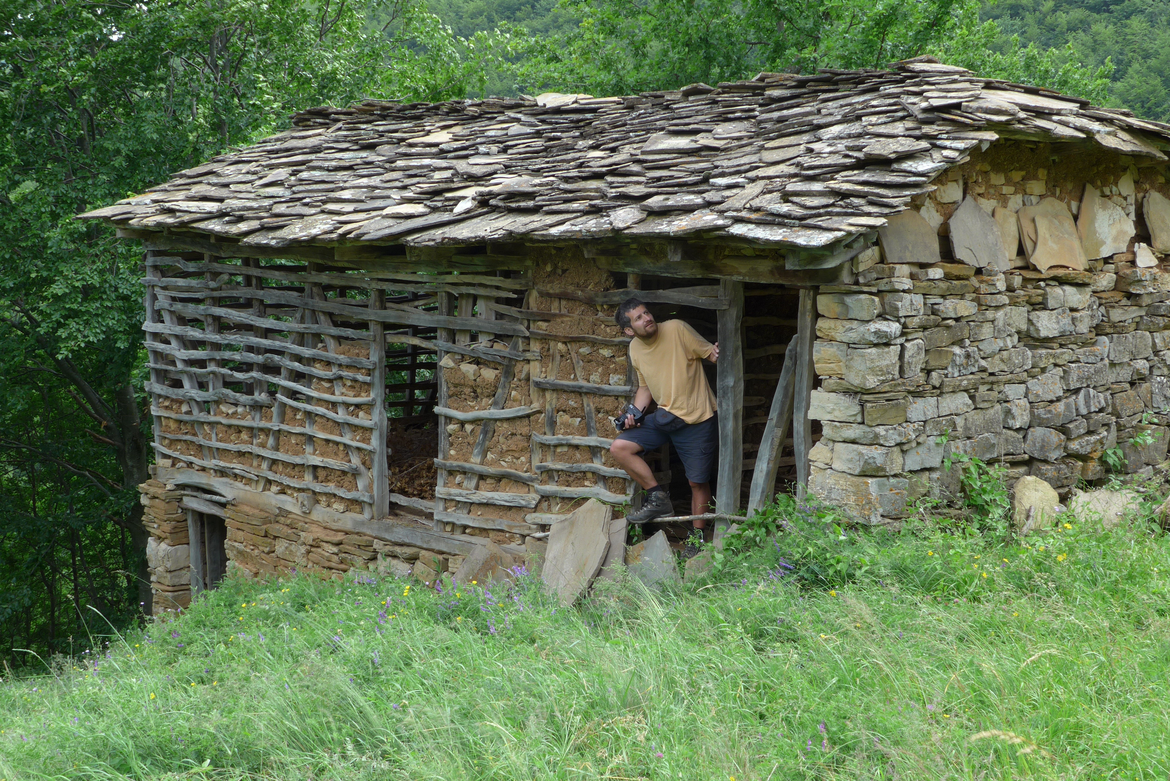 kamenná chatrč
